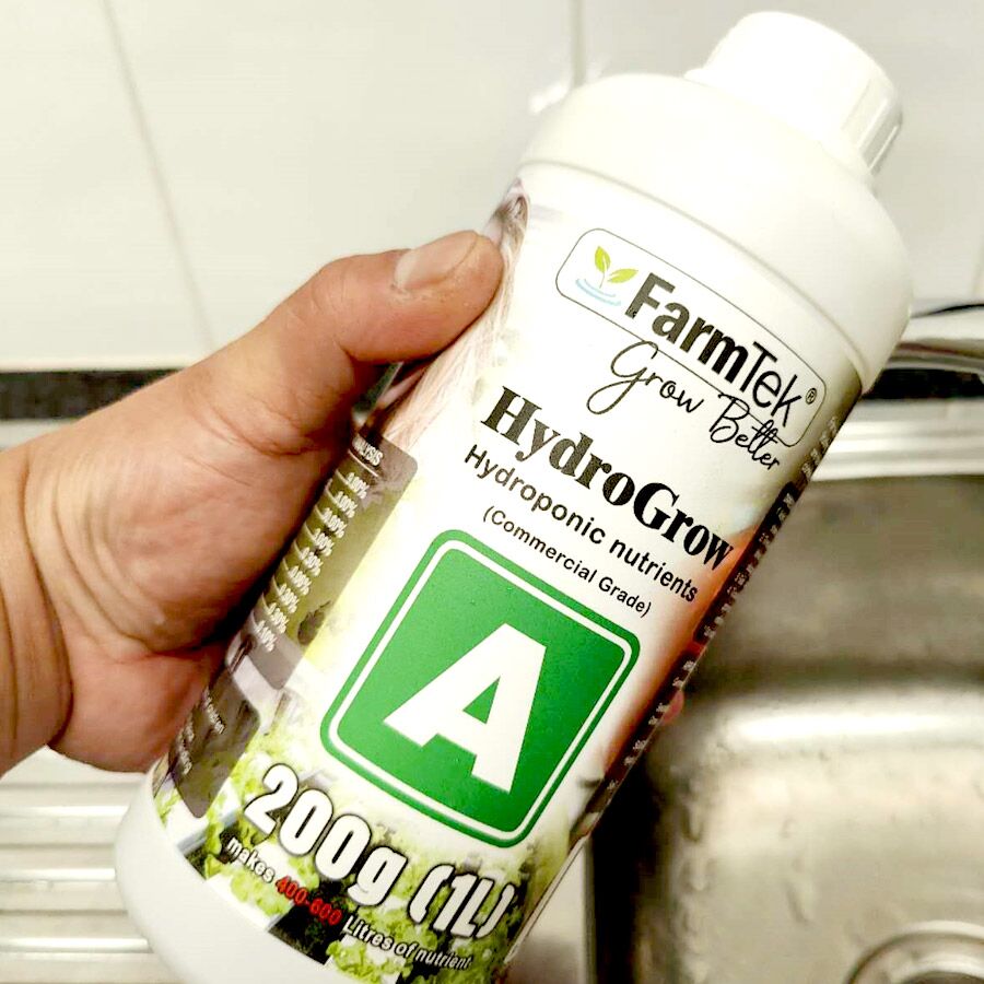 Farmtek AB Fertilizers Aeroponic Hydroponic Nutrients 1L + 1L (Makes 400L) HydroGrow High Concentration