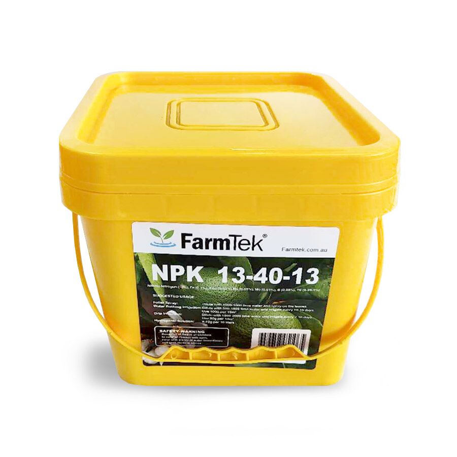 Farmtek NPK Fertilizer 13-40-13 TE Commercial 100% Soluble (Bloom) 4.5kg