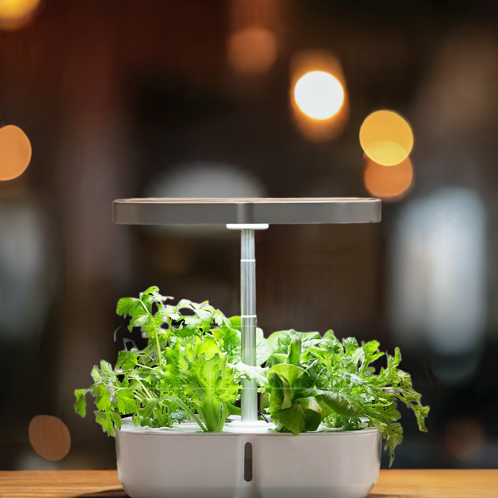 Farmtek Indoor Desktop Hydroponic System Kit Adjustable LED Grow Lights (DT8)
