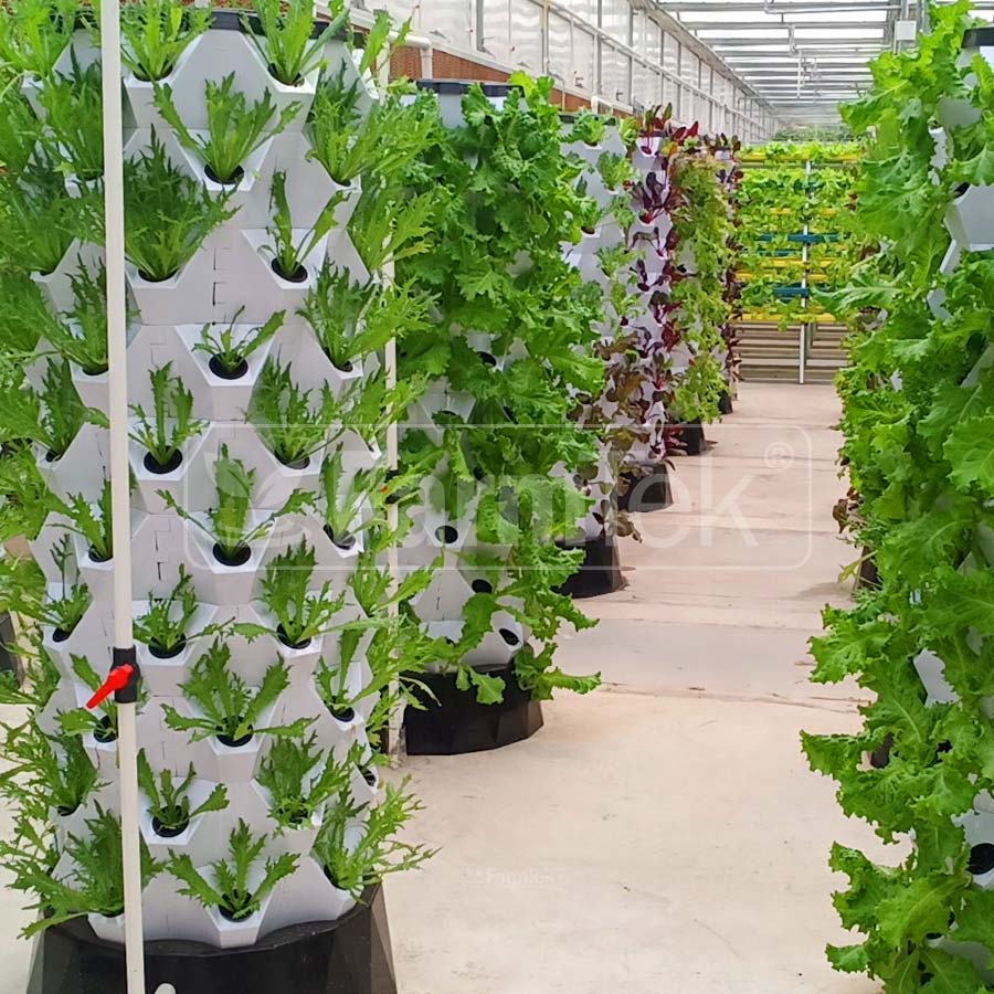 Farmtek Hydroponic Tower System Kit Vertical Farming Aeroponic Tower (HT864)