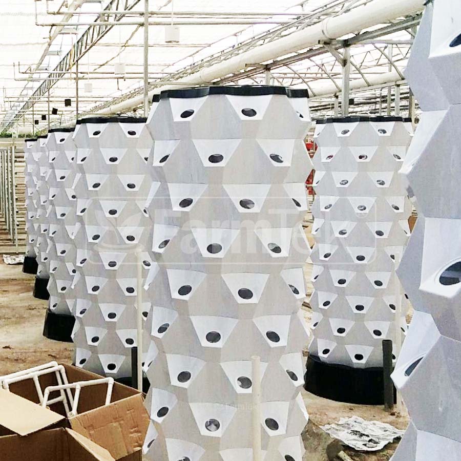 Farmtek Hydroponic Tower System Kit Vertical Farming Aeroponic Tower (HT864)