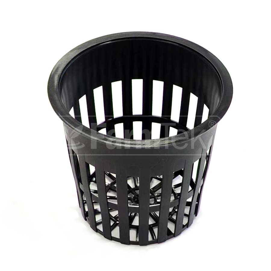 10pcs 3" Black Hydroponic Net Pots Mesh Pots Baskets Aeroponic
