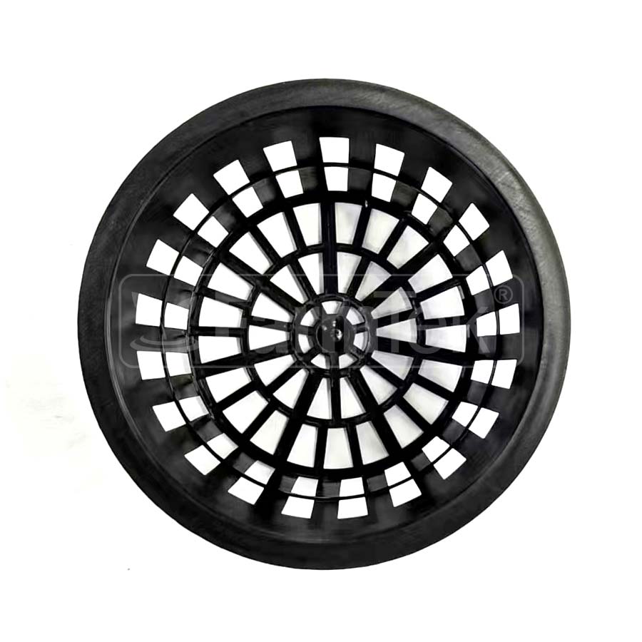 10pcs 3" Black Hydroponic Net Pots Mesh Pots Baskets Aeroponic
