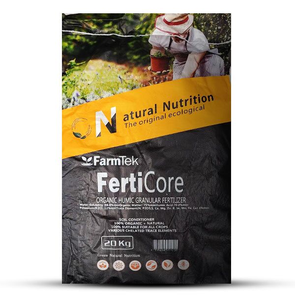 FertiCore™ Effective Mineral Humic Acid (60-70%) Potassium Granule 4-6mm + Fulvic Acid (5-10%) 20Kg